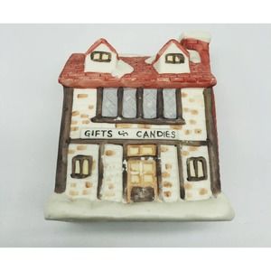 Christmas Village Gifts & Candies Shop Americana Light Up House 1987 A1